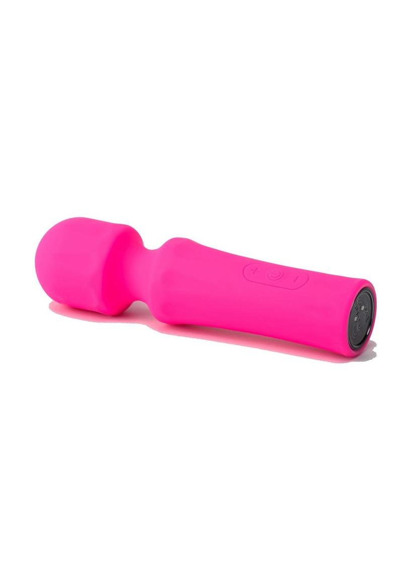 Pink Pussycat Vibrating Rechargeable Mini Wand Massager