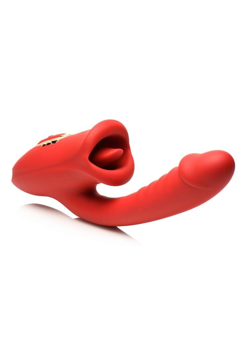 Lickgasm Deep Kiss Kissing Rechargeable Silicone Rabbit Vibrator