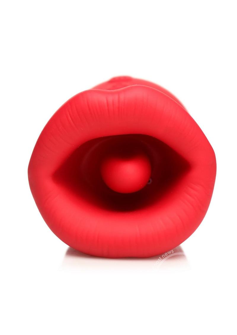 Lickgasm Kiss Me More Kissing, Sucking & Vibrating Rechargeable Silicone Clitoral Vibrator