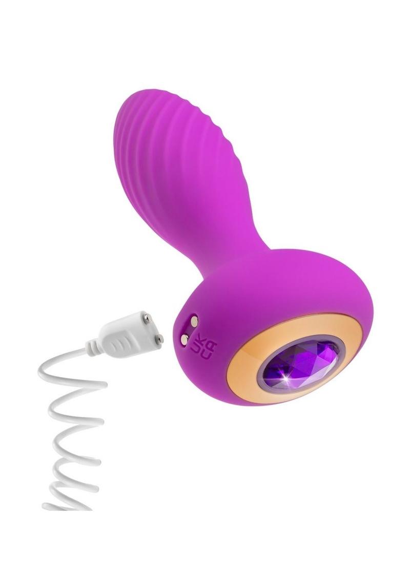 Oh My Gem Charm Rechargeable Silicone Anal Plug