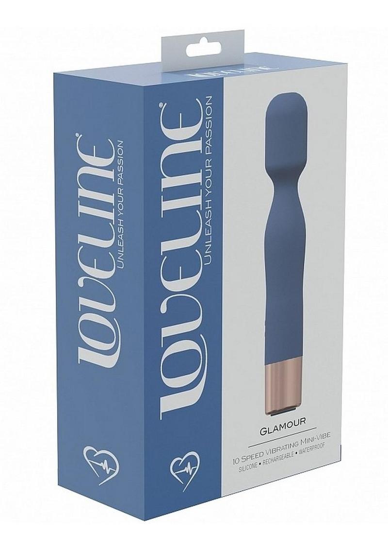 LoveLine Glamour Silicone Rechargeable 10 Speed Mini Wand