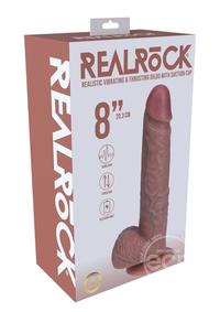 RealRock Vibrating and Thrusting Cock with Balls 8in