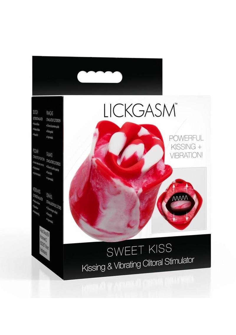 Lickgasm Sweet Kiss Kissing & Vibrating Rechargeable Silicone Clitoral Stimulator