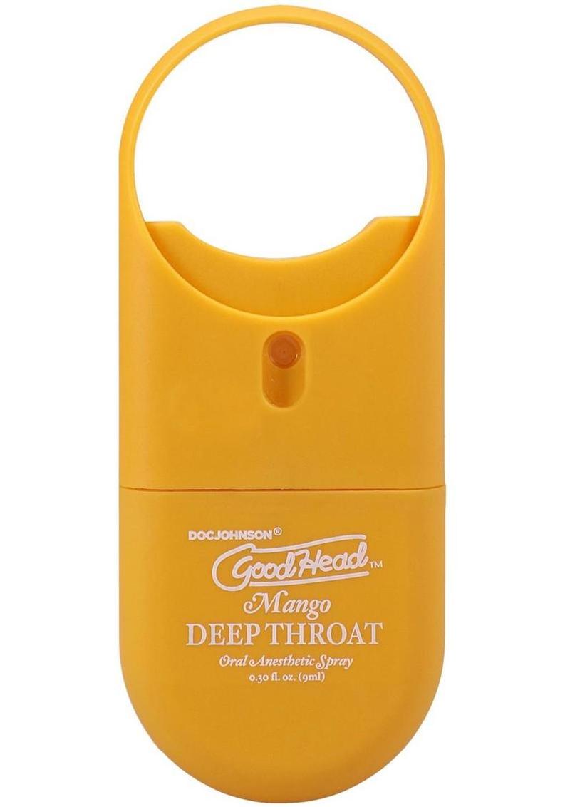 GoodHead Deep Throat To-Go Oral Anesthetic Spray Mango