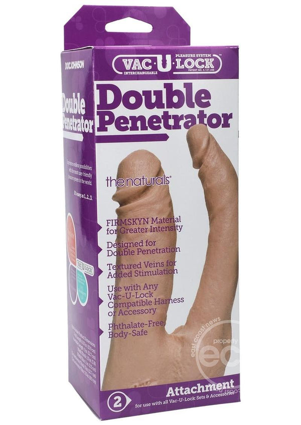 Vac-U-Lock Double Penetrator Dildo 6in