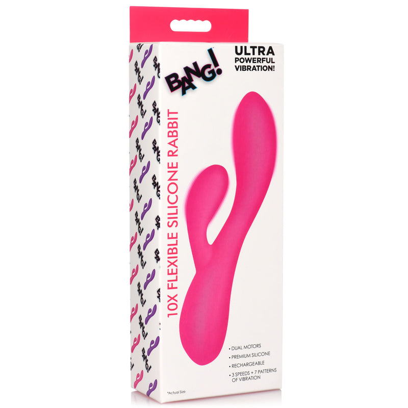 Bang! 10X Flexible Rechargeable Silicone Rabbit