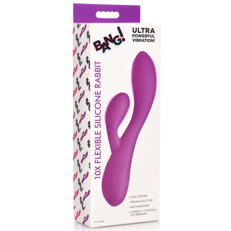 Bang! 10X Flexible Rechargeable Silicone Rabbit