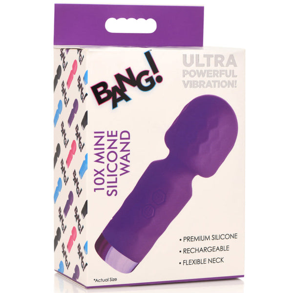 Bang! 10X Mini Silicone Rechargeable Wand