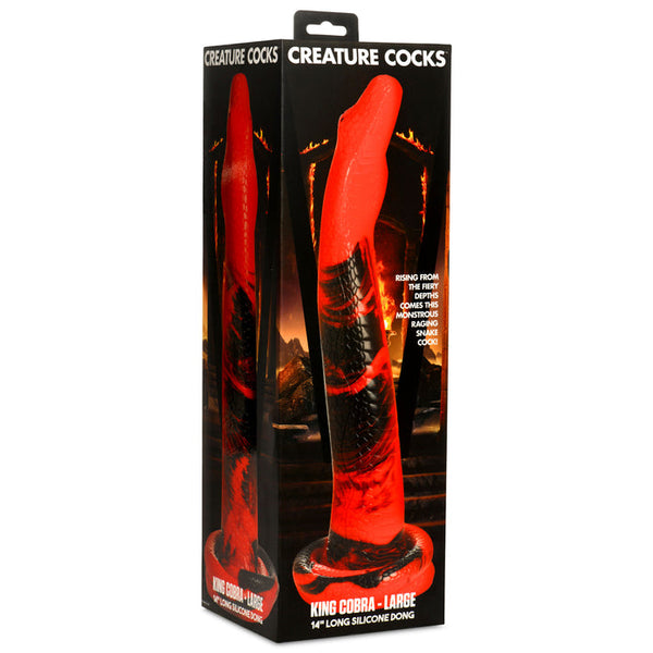 Creature Cocks King Cobra - Large 14" Long Silicone Dong