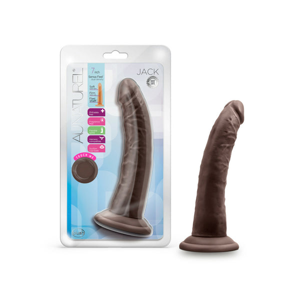 Au Naturel Jack Dildo with Suction Cup 7in