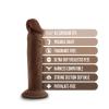 Dr. Skin Plus + 6 inches Poseable Dildo Chocolate