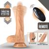 Dr. Skin Platinum Collection Silicone Rechargeable Thrusting Dildo with Remote Control