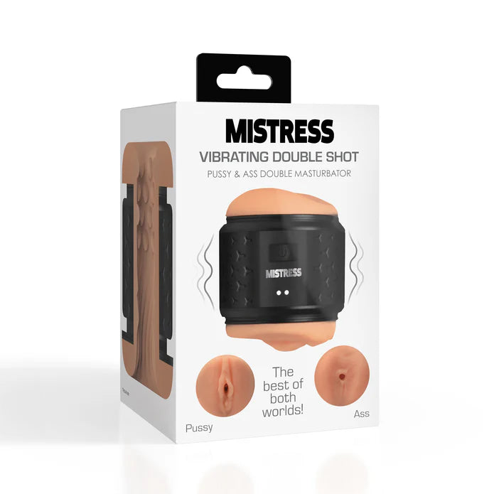 Mistress Vibrating Double Shot Pussy & Ass Double Masturbator