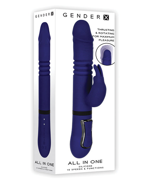 Gender X All In One Rechargeable Silicone Rabbit Vibrator