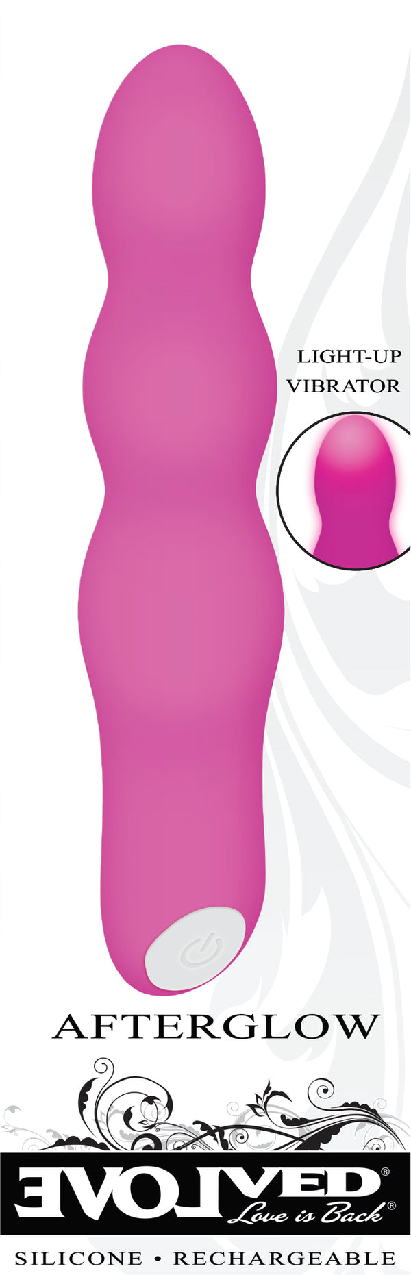 Evolved Afterglow Silicone Rechargeable Light-Up Vibrator