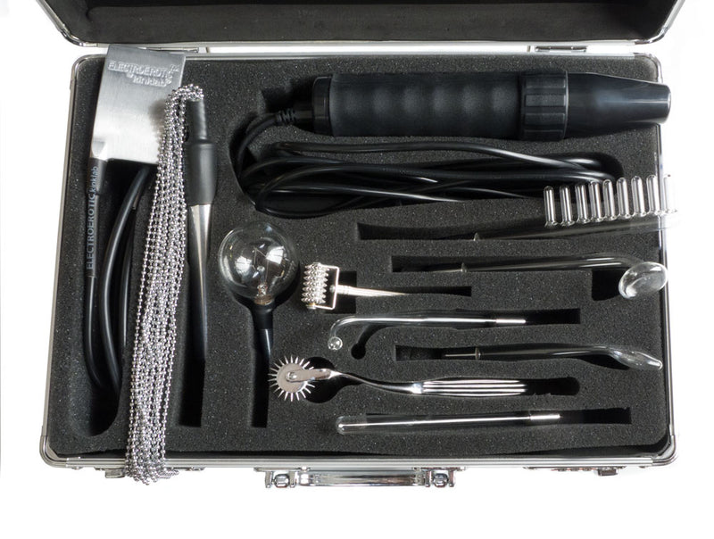 Agent Noir Neon Wand Electrosex Kit