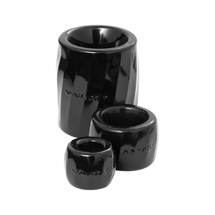 Maxtasy Performance Rings - Black Set of 3