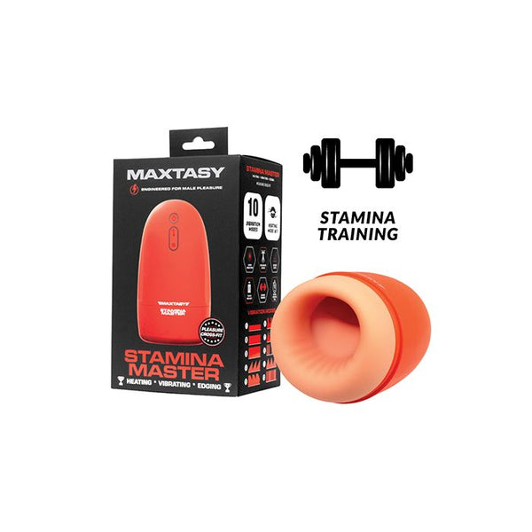 Maxtasy Stamina Master Heat up & Vibrating Stroker