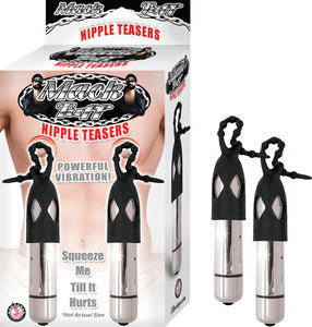 Mack Tuff Vibrating Adjustable Silicone Nipple Teasers