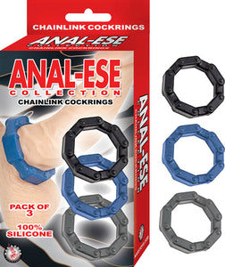 Anal-Ese Collection Chainlong Cock Rings