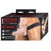 Erection Assistant Hollow Vibrating Strap-On 6in - Black