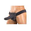 Erection Assistant Hollow Vibrating Strap-On 6in - Black