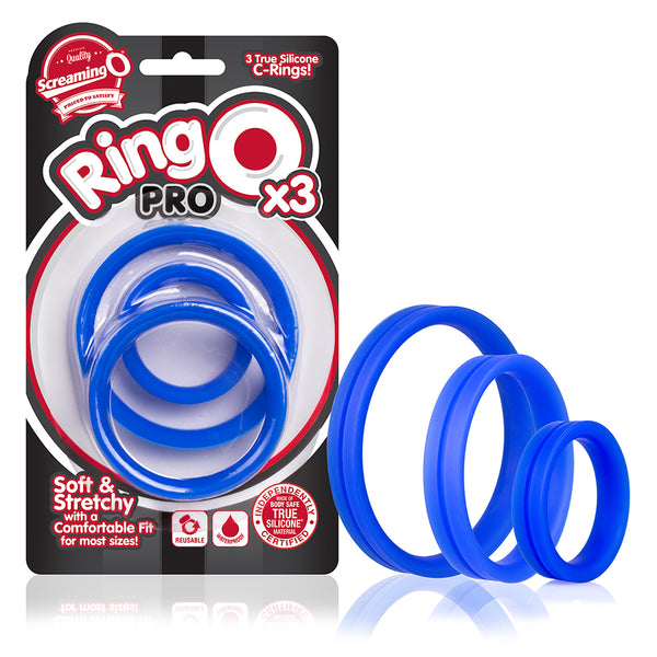 Screaming O Ring O Pro x3 Silicone Cock Rings Set