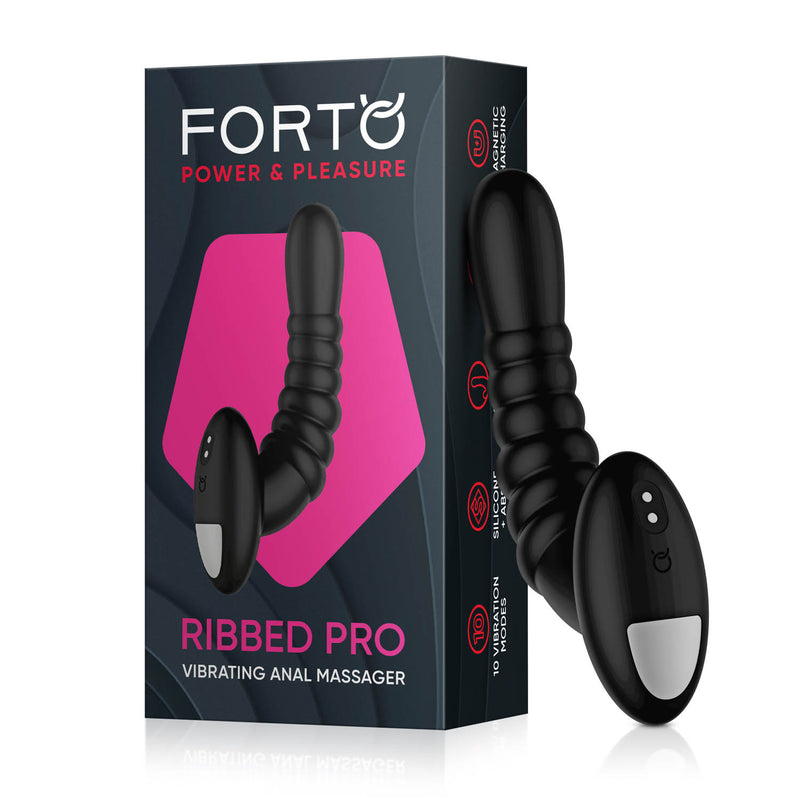 Forto Ribbed Pro Anal Massager