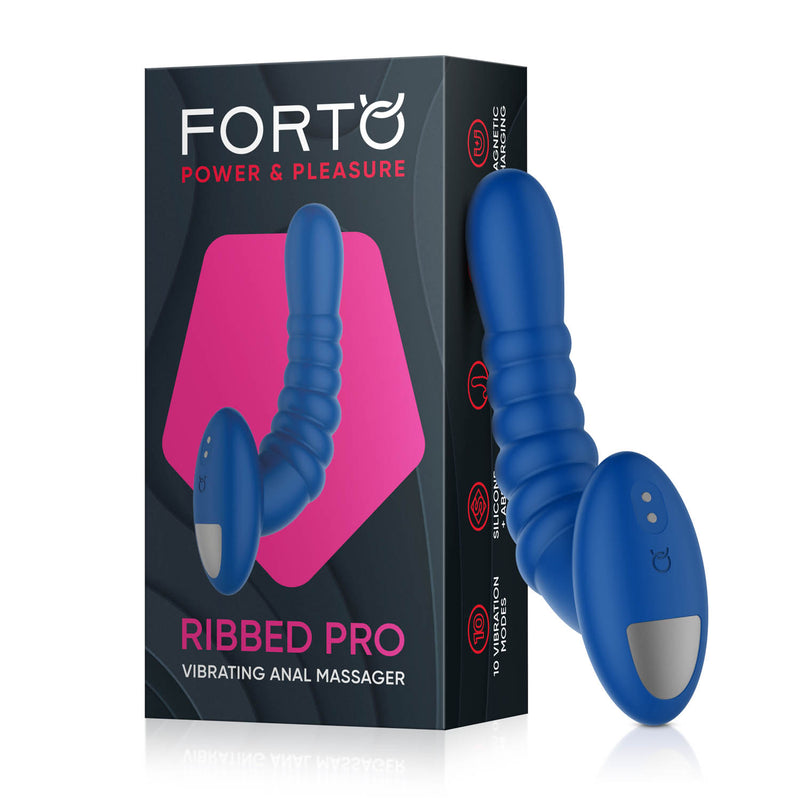 Forto Ribbed Pro Anal Massager