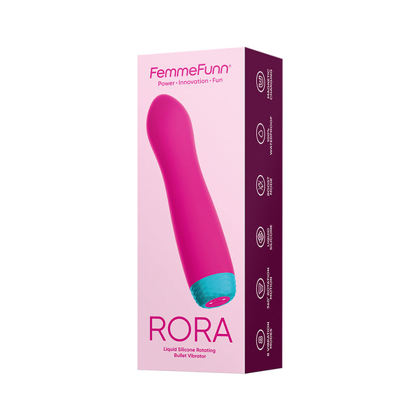 FemmeFunn Rora Silicone Rotating Vibrator Bullet