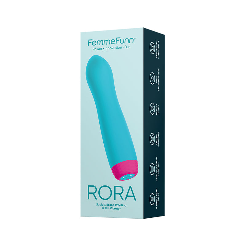 FemmeFunn Rora Silicone Rotating Vibrator Bullet