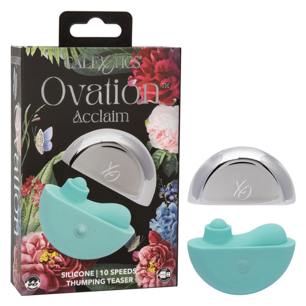 Ovation Acclaim Rechargeable Silicone Thumping Clitoral Stimulator