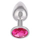 Jewel Rose Aluminum Anal Plug