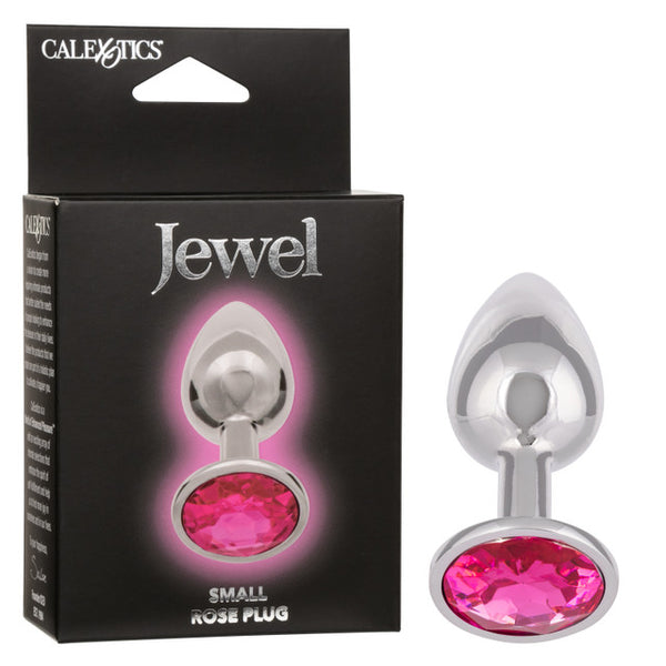 Jewel Rose Aluminum Anal Plug