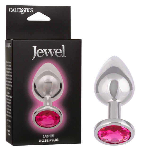 Jewel Rose Aluminum Anal Plug