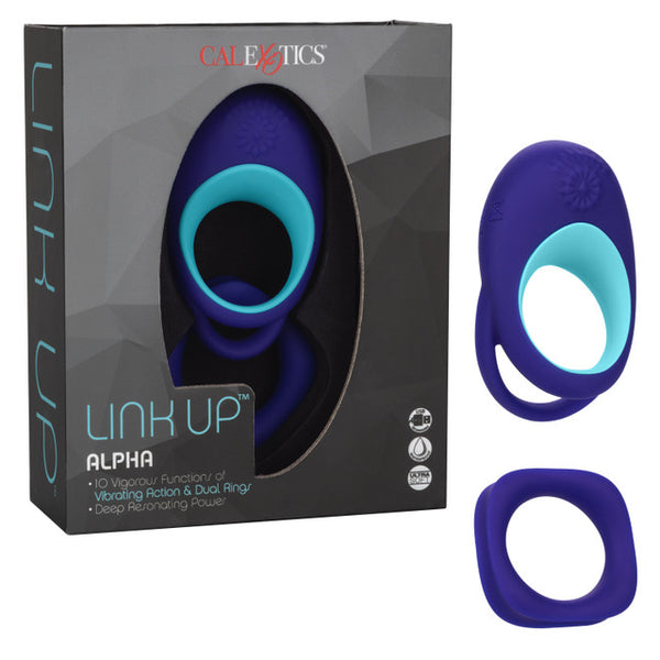 Calexotics Link Up Alpha Vibrating Cock Ring