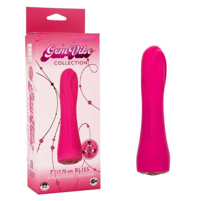 Gem Vibe Collection Bliss Rechargeable Silicone G-Spot Vibrator