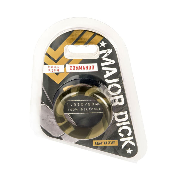 Major Dick Commando 1.5" Wide Silicone Cock Ring