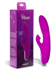 Viben Frenzy Rabbit Vibe with Clitoris Suction