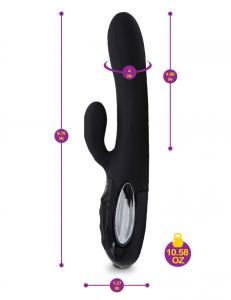 Viben Hypnotic Thrusting Rabbit Vibrator w/ Clitoral Stimulator