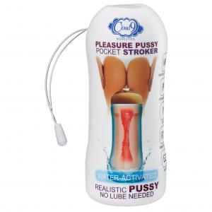 Cloud 9 Water Activated Pleasure Pussy Pocket Stroker