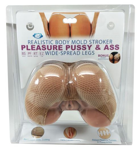 Cloud 9 Realistic Pussy & Ass Body Mold w/ Spead Legs