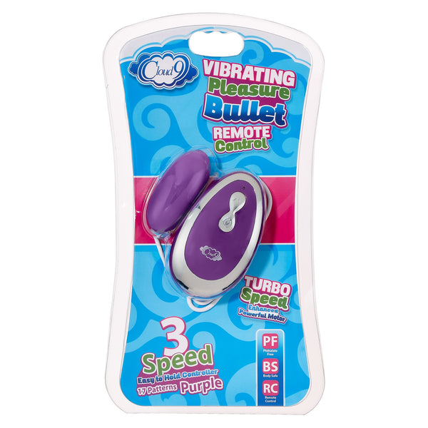 Cloud 9 Vibrating Pleasure Bullet w/ Remote Control