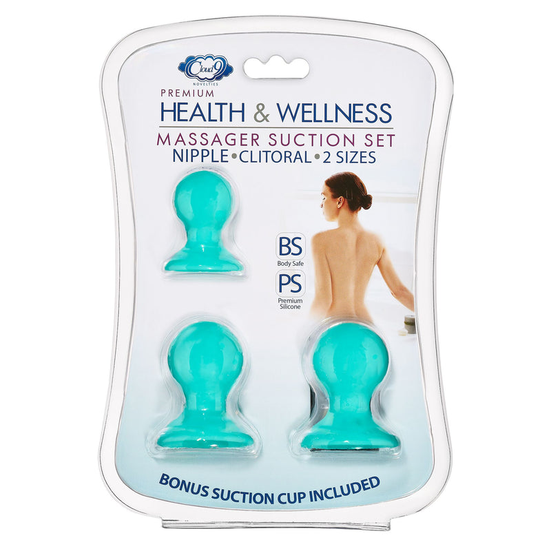 Cloud 9 Health and Wellness Nipple & Clitoral Massager Suction Set