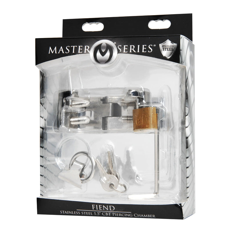 Master Series Fiend Stainless Steel CBT Piercing Chamber- 1.5 Inch