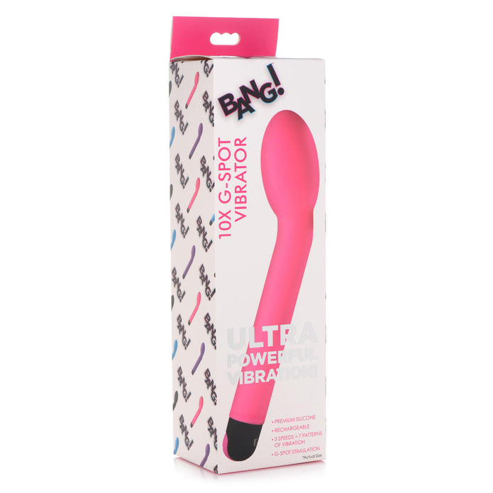 Bang! 10X Rechargeable Silicone G-Spot Vibrator