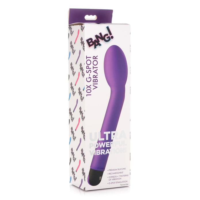 Bang! 10X Rechargeable Silicone G-Spot Vibrator