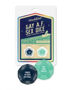 Gay AF Gay Men Couples Sex Dice Game