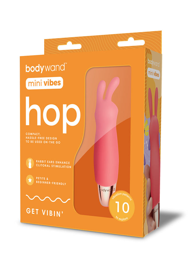 Bodywand Mini Vibes Hop Rechargeable Silicone Clitoral Stimulator