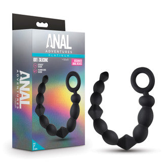 Anal Adventures Platinum Silicone Beginner Anal Beads